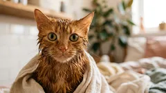 Warum Katzen sich nach dem Baden putzen – Was für uns Sauberkeit ist, empfinden sie als Bedrohung
