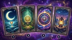 Eine intuitive Wahl: Eine von vier Karten verrät dir, was dir gerade fehlt